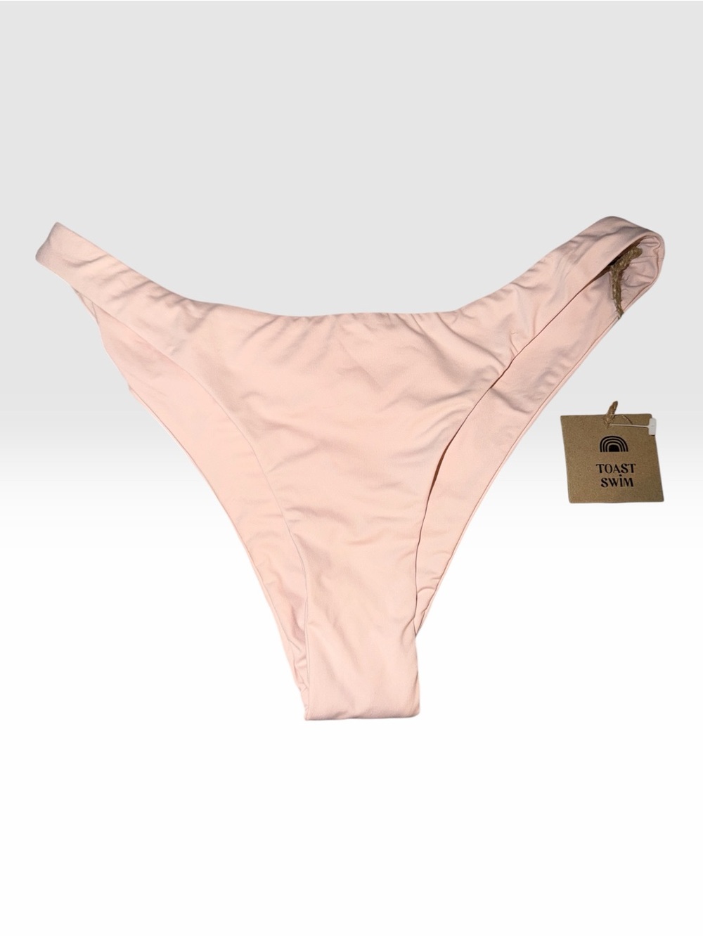 NWT Toast Swim Classic Coverage Bikini Bottom in baby pink size large - Picture 11 of 13